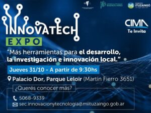 Lee más sobre el artículo CIMA te invita a la Expo Innovatech: Innovación y Tecnología para el Futuro